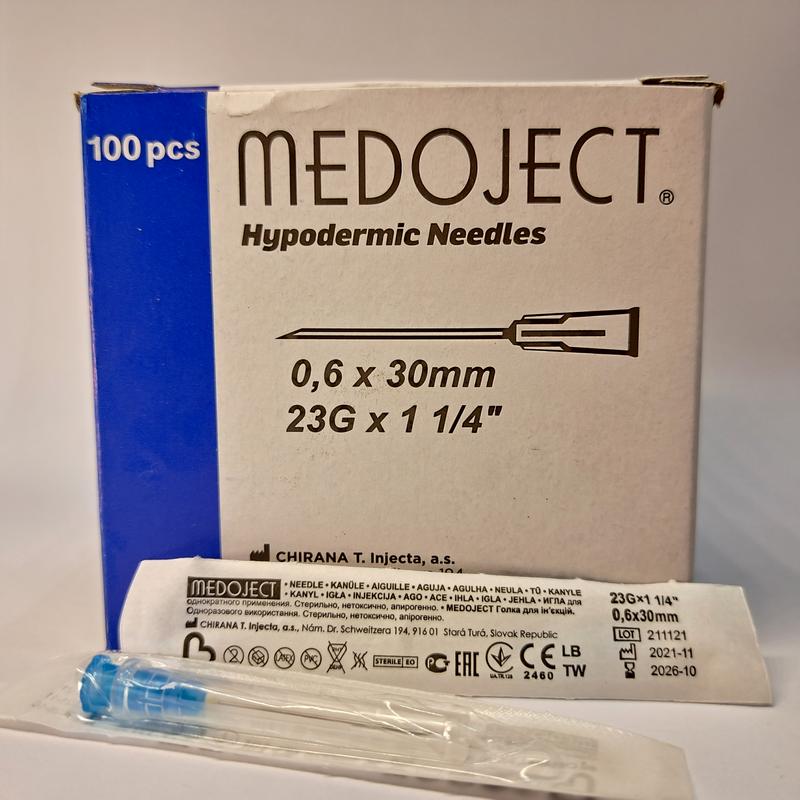 MEDOJECT Голка для ін'єкцій 0,60 x 30 мм (23 G x 1 1/4")